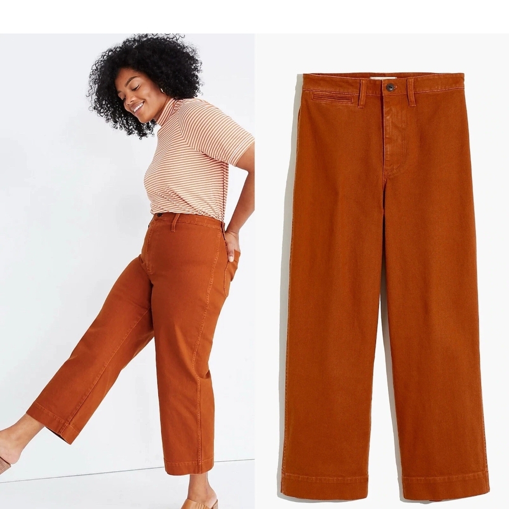 Madewell Rust Pants - Picture 2 of 6